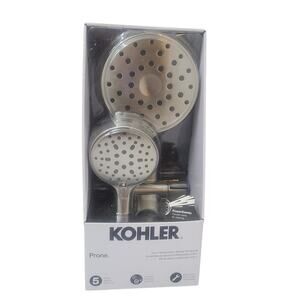 Kohler Prone Adjustable 3-in-1 Multifunction Shower Combo Kit Brushed Nickel